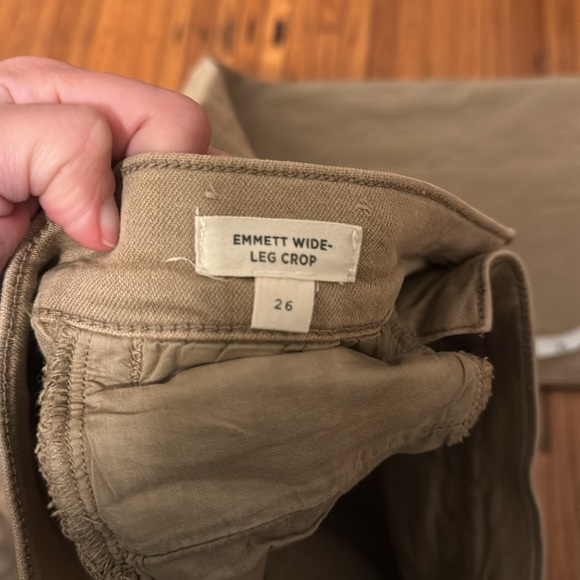 Madewell Emmett Wide Leg crop pants - Picture 5 of 5